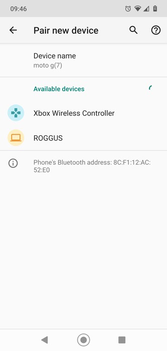 Conectar Xbox One Controller Android Emparejar nuevo dispositivo