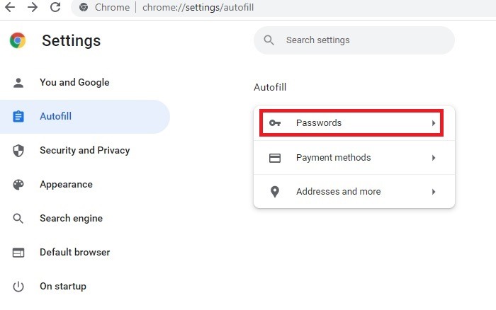 Contraseñas Navegadores Dot Chrome Autocompletar contraseñas