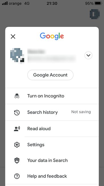 Cómo cambiar la vista de configuración de Google Background Ios