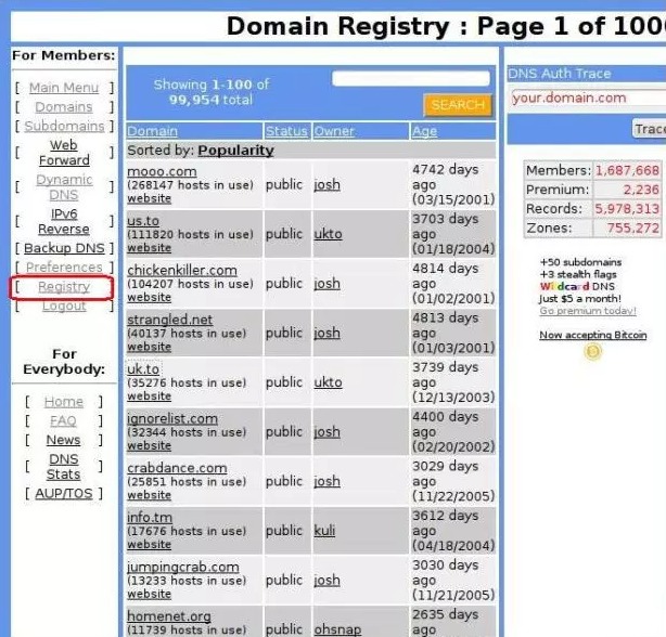 Los mejores proveedores de Dns dinámicos Freedns