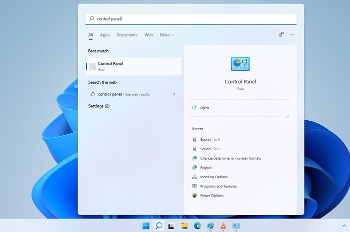 Aumentar el volumen máximo Panel de control de inicio de Windows