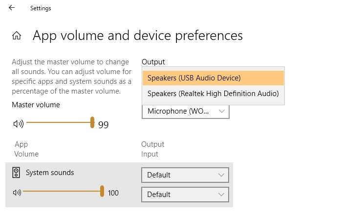 Aumentar el volumen máximo Mezclador de volumen de Windows Aumentar el sonido Windows10