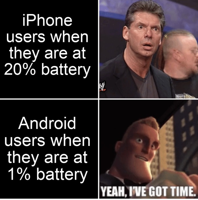 Mejor Android Memes Android Iphone Batería