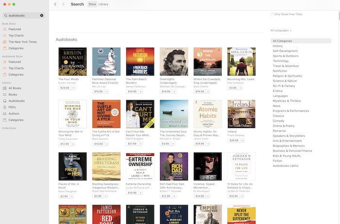 Las mejores alternativas audibles Apple Books