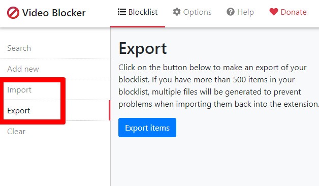 cómo-bloquear-youtube-channel-video-blocker-import-export