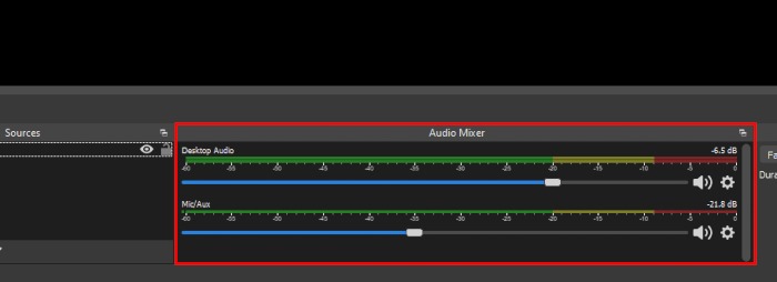 Mezclador de audio Obs 2