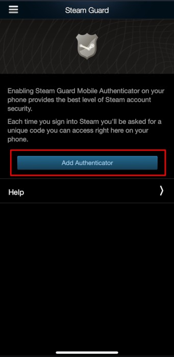 Steam Family Sharing Steam App Agregar autenticador