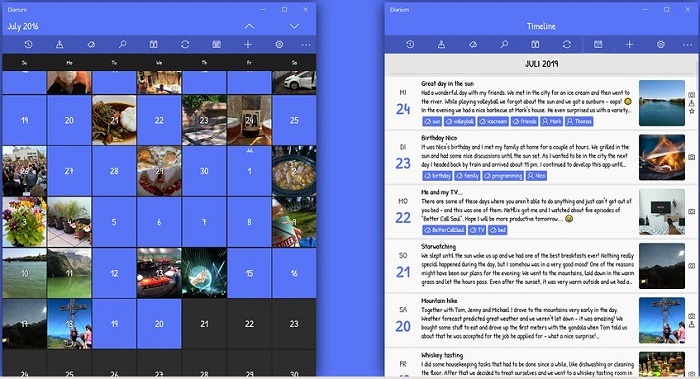 Las mejores aplicaciones de diario para escritorio de Windows Diarium