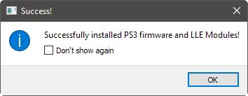 Ps3 en la PC con instalación exitosa de firmware Rpcs3