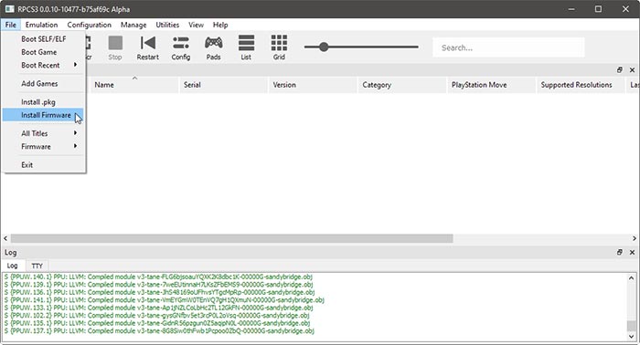 Ps3 en la PC con Rpcs3 instalar firmware