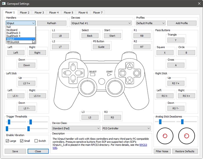 Ps3 en la PC con mapeo Rpcs3 Joypad