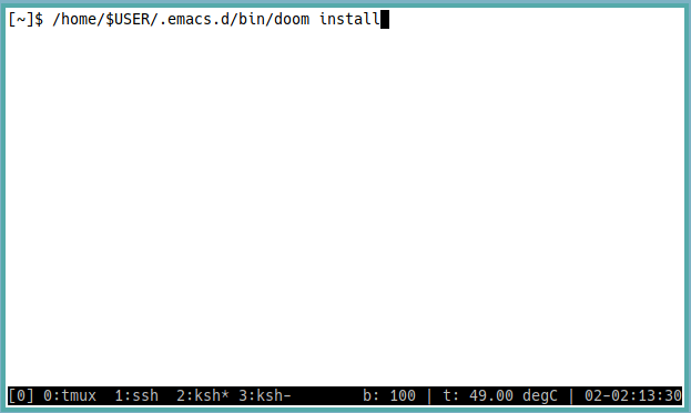 Instalación de Doom Emacs 05 Doom