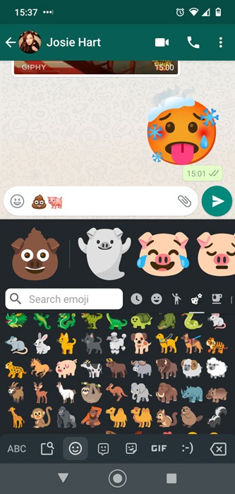 Android Emoji Combos Gboard Poopa Cerdo