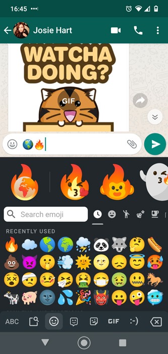 Android Emoji Combos Gboard Calentamiento