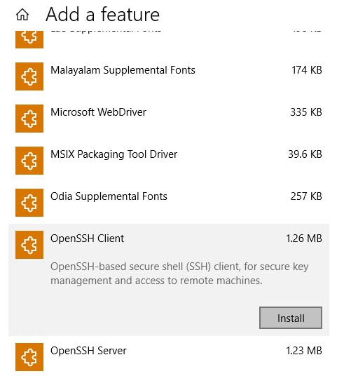windows-ssh-install-openssh-cliente
