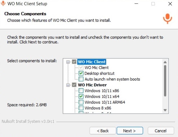 Micrófono de teléfono inteligente Windows Wo Controladores de micrófono 2