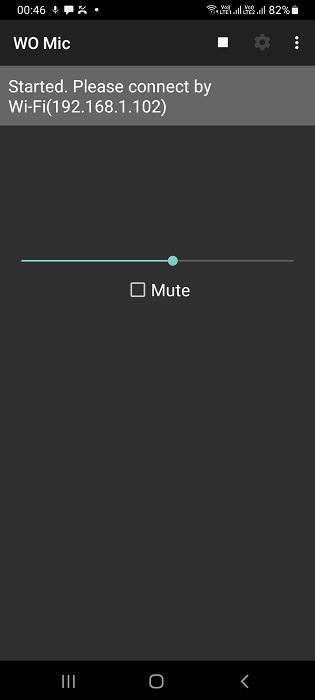 Smartphone Micrófono Windows Wo Mic Aplicación Wifi Iniciado 1