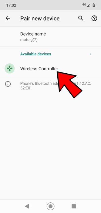 Conectar Ps4 Ps5 Controlador Android Bluetooth