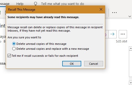 Outlook Client Recuperar mensajes no leídos