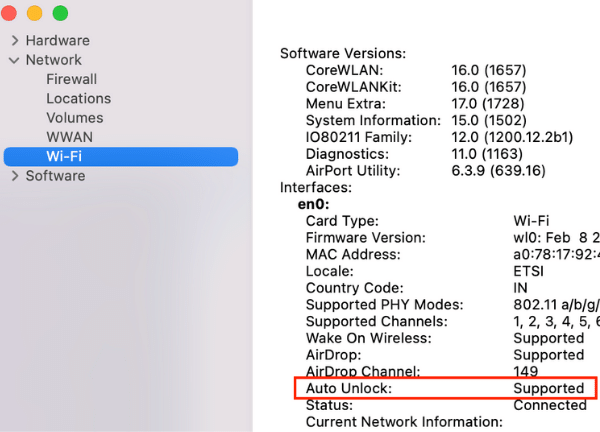 Desbloquee Mac con el desbloqueo automático de Apple Watch compatible