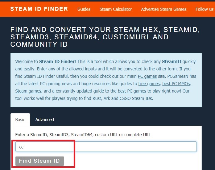 Cómo encontrar su identificación de Steam y personalizar la identificación de búsqueda