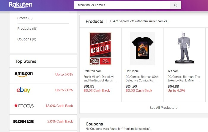 Cumplimiento de productos de Rakuten