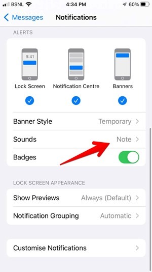 Iphone Mensajes Notificaciones Sonido