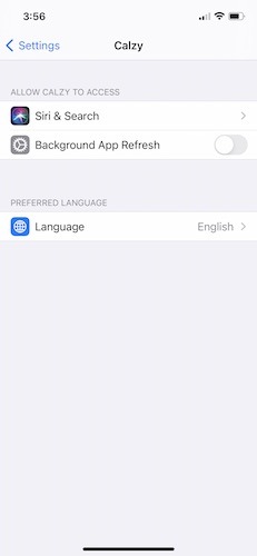 Cambiar idioma App Ios Calzy