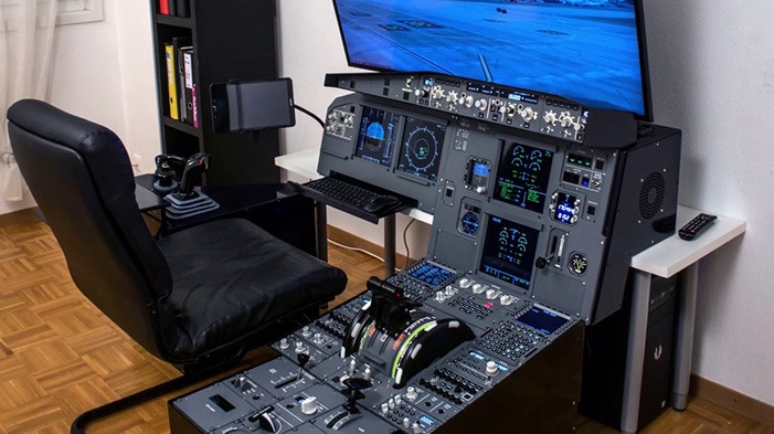 Configuración de la cabina de Airbus de Flight Simulator