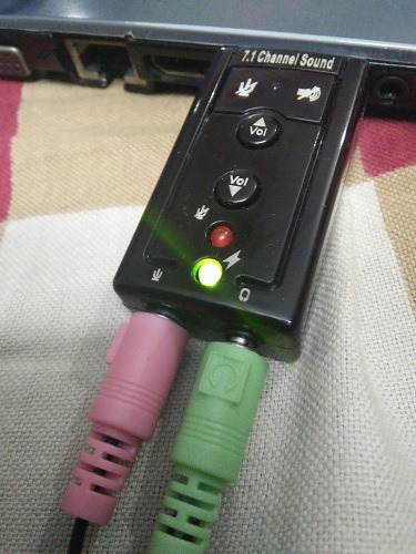 Adaptador USB con sonido de 7.1 canales