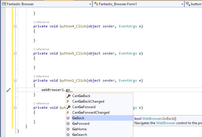 Webbrowser Volver en Visual Studio