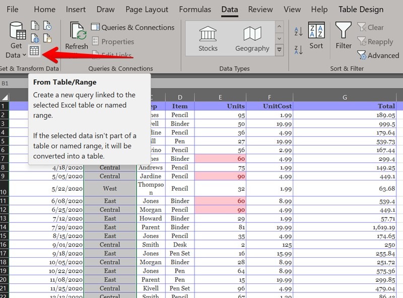 Power Query de valores duplicados de Excel