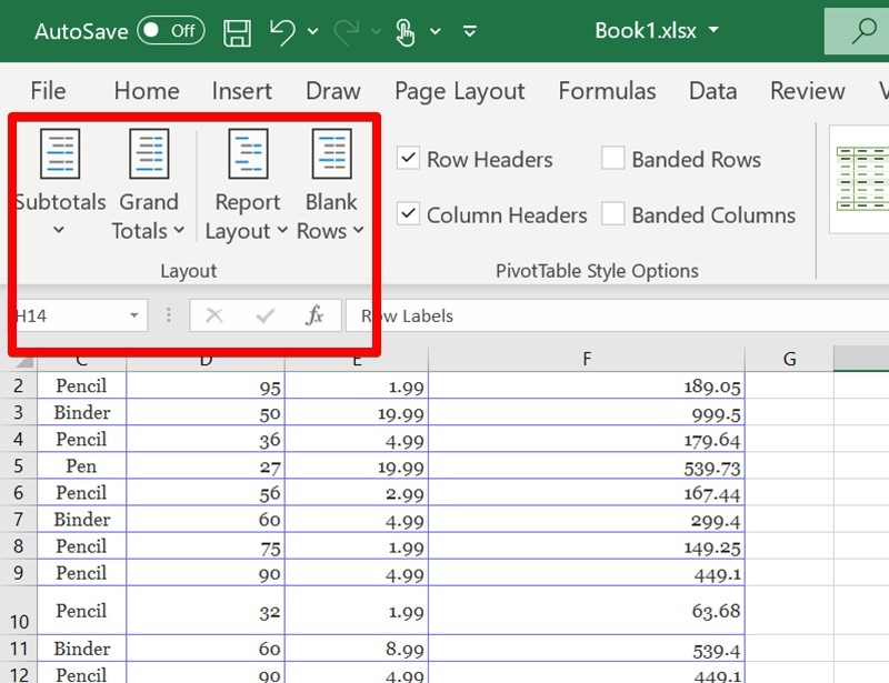 Formulario tabular pivotante de valores duplicados de Excel