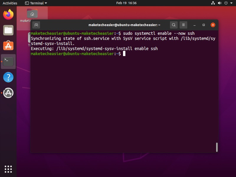 Habilitación de Ssh en Ubuntu