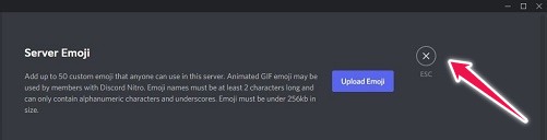 Cómo crear emoji personalizado Discord Esc