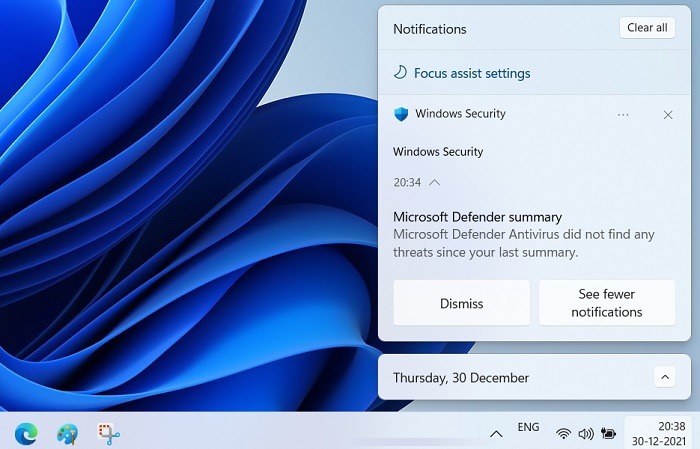 Carpeta Windowsapps Windows Defender Sin amenazas