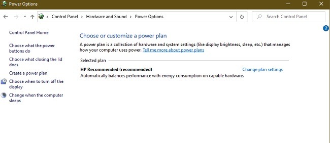 Cómo reparar el error de falla del estado de energía del controlador en la configuración de energía de Windows 10