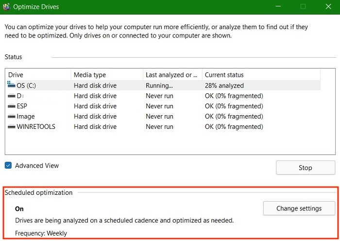 Corrección de memoria alta Optimización Programación Unidad 1