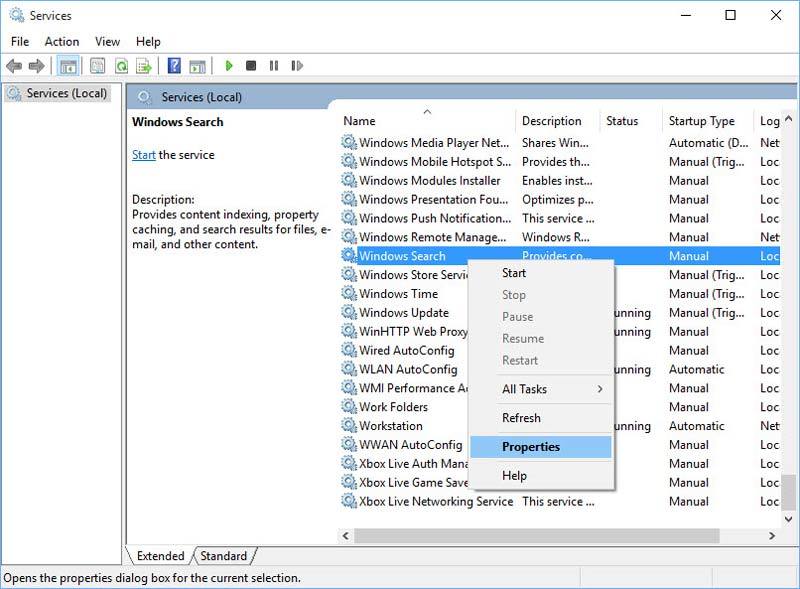 windows-10-start-menu-search-not-working-windows-search-service-properties