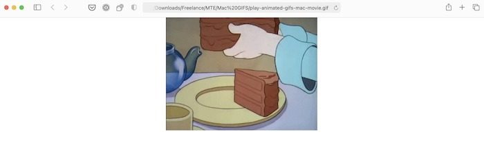 Reproducir Gifs animados Mac Safari