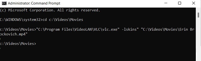 Símbolo del sistema de Windows Fileopen Abrir archivo usando una aplicación específica