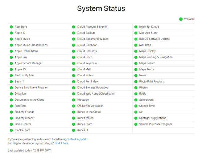 arreglar-congelado-macos-actualizar-verificar-estado-del-servidor