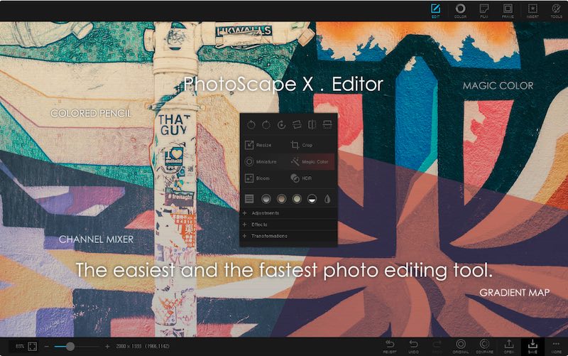 Las mejores alternativas de Photoshop Mac Photoscapex