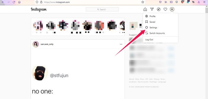 Cómo vincular o desvincular la configuración de escritorio de Facebook de Instagram