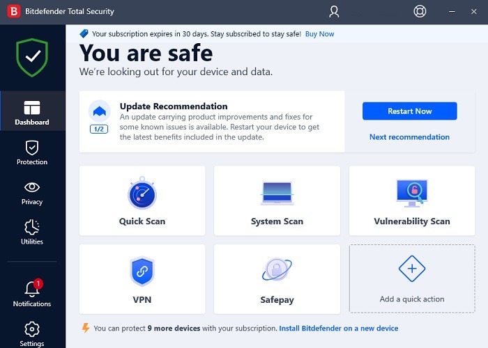 Necesita Antivirus Bitdefender