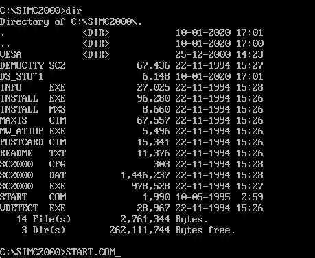 Inicio del comando de directorio de montaje de Dosbox