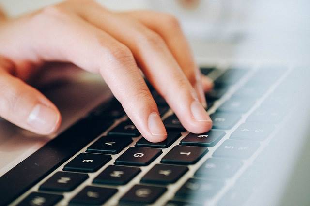 Escritura fantasma del teclado