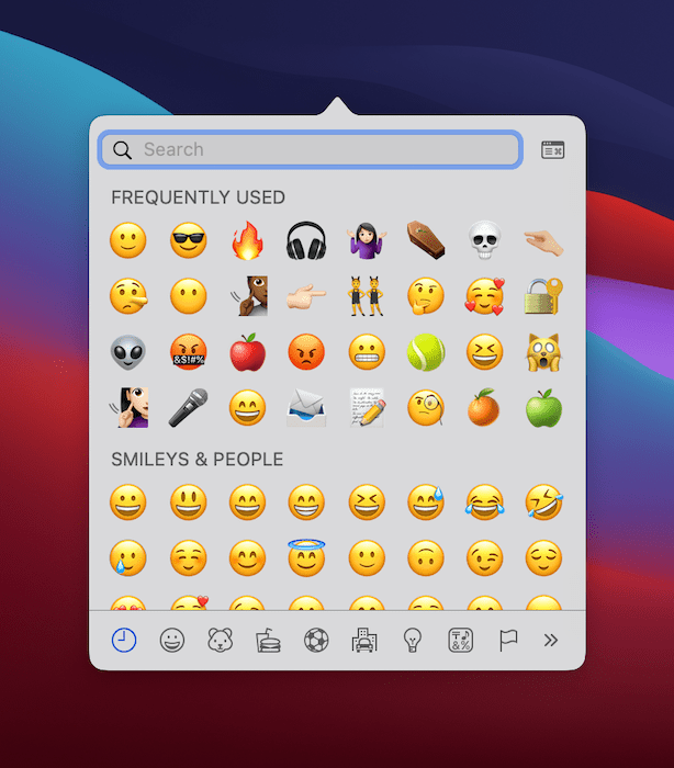 Una colección de emojis.