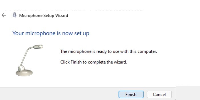Micrófono no funciona Finalización de volumen de reconocimiento de voz de Windows11