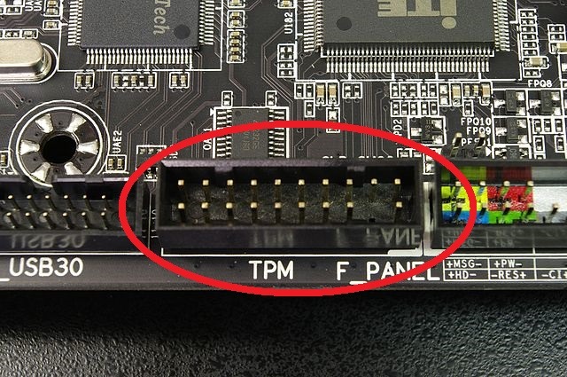 Encabezado del módulo Tpm